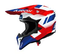 Casco Off-Road Airoh WRAAAP VISION Red/Blue Gloss