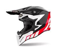 CASCO CROSS AIROH WRAAAPP RELOADED RED GLOSS WRR55 ROSSO LUCIDO ATV OFF ROAD