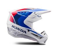 Alpinestars SM5 Honda Casco Motocross, bianco-rosso-blu, taglia 2XL per maschi