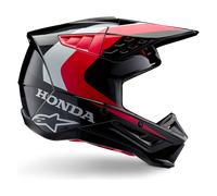 Casco Cross Alpinestars Honda S-M5 Nero Lucido/RossoXXL Nero Lucido,Rosso