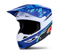 Casco S-M3 FALCON Blu Bianco ALPINESTARS - UE: M