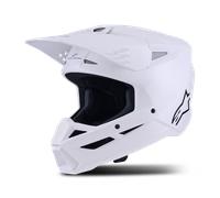 Casco Cross Alpinestars SM3 Solid Bianco LucidoL Bianco Lucido