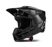 Casco Cross Alpinestars SM3 Solid Nero lucidoXS Nero lucido