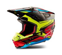 Casco Cross Alpinestars SM5 Action 2 Nero/Giallo/RossoS Nero,Giallo,Rosso