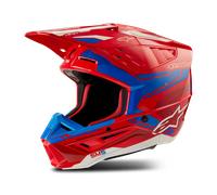 Alpinestars S-M5 Action 2, casco da motocross L male Rosso/Blu/Bianco