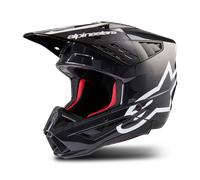Alpinestars S-M5 Corp, casco da motocross XXL male Grigio Scuro/Bianco