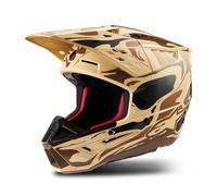 Alpinestars S-M5 Mineral, casco da motocross M male Opaco Beige/Marrone Scuro/Nero