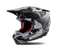 Alpinestars S-M5 Rover 2, casco da motocross M male Nero/Argento