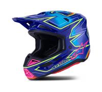 Casco S-M7 CASTER Blu Rosa ALPINESTARS - UE: S