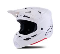 Casco Cross Alpinestars SM7 Solid Bianco lucidoS Bianco lucido
