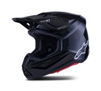 Casco Cross Alpinestars SM7 Solid Nero lucidoL Nero lucido