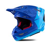 Alpinestars Supertech S-m10 Flood Ece22.06 Off-road Helmet Blu L
