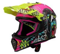 Casco Cross Bambino Ls2 MX437 Fast Evo II Gorilla Viola L