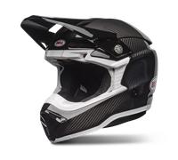 Casco Off-Road Bell Moto-10 Spherical Solid Gloss Black/White Taglia:M