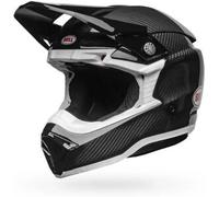 Casco Cross Bell Moto-10 Spherical Nero Bianco Lucido M
