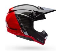 Casco Cross BELL Moto-10 Spherical Strike RossoS Rosso