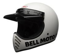 Casco Cross Bell Moto-3 Bianco Ece 06 M