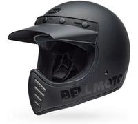 Casco Cross Bell MOTO-3 Nero Opaco L