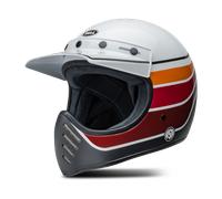 Casco Cross Bell Moto-3 2024 Rsd Saddleback Bianco Nero M