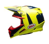 Casco Cross BELL Moto-9 Flex Vice Blu/GialloS Blu,Giallo