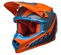 Casco Cross Bell Moto-9s Flex 2023 Sprite Arancio Grigio Ece 06 L