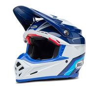Casco Cross Bell Moto-9S Flex Blu S Blu