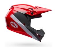 Bell MX-10 MIPS Aviator Casco da motocross, nero-rosso, taglia S per maschi