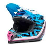 Casco Cross Bell Mx-9 Mips Blu M Blu