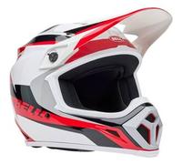 Casco Cross Bell Mx-9 Mips Rift Rosso Bianco ECE 06 M