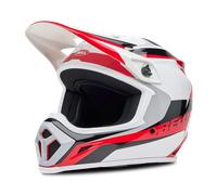 Casco Cross Bell Mx-9 Mips Rift Rosso Bianco ECE 06 L
