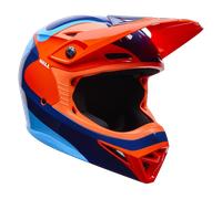 Bell MX-10 Mips Wave, casco da motocross M male Arancione/Blu/Azzurro