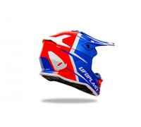 CASCO CROSS ENDURO MOTARD OFFROAD FUORISTRADA UFO INTREPID 2024 BLU ROSSO XL