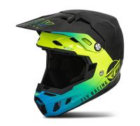 Fly Racing Formula CC Centrum, casco a croce S male Nero/Blu/Giallo Fluo