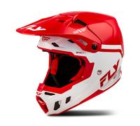 §Casco Cross FLY Racing Formula CC Objective Rosso-Bianco§