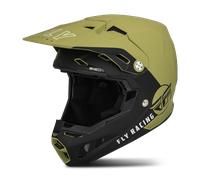 Fly Racing Formula CC Centrum, casco a croce M male Oliva/Nero