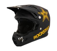 Fly Racing Formula CC Rockstar, casco a croce L male Opaco Nero/Oro