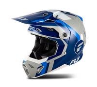 Fly Racing Formula CP Seal, casco da motocross L female Blu Scuro/Blu/Grigio/Bianco