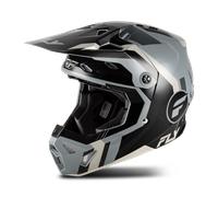 Fly Racing Formula CP Seal, casco da motocross M female Grigio/Grigio Chiaro/Nero