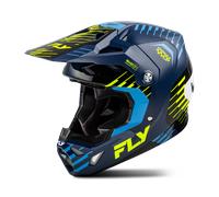 Casco Cross FLY Racing Formula CP Slice Blu Navy/Hi-Vis/BiancoS Blu Navy,Hi-Vis,Bianco