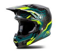 Casco Cross FLY Racing Formula S Carbon Byte V26 Nero Carbon/Verde Acqua/LimeM Nero Carbon,Verde Acqua,Lime
