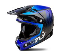 §Casco Cross FLY Racing Formula S Protocol Nero Carbonio-Blu§