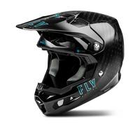 Fly Racing Casco da motocross Formula S Carbon Solid – Carbonio/Nero – M Donna