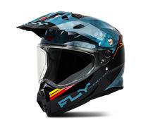 §Casco Cross FLY Racing Trekker Kryptek Conceal Slate-Nero-Rosso§