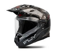 §Casco Cross FLY Racing Trekker Kryptek Conceal Nero-Grigio-Bianco§