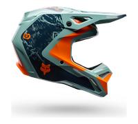 Casco Cross Fox V1 Image Stampa Blu ArticoS Blu Artico