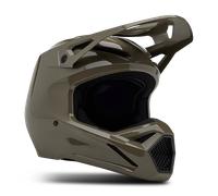FOX V1 Solid Casco Motocross, verde, taglia L per maschi