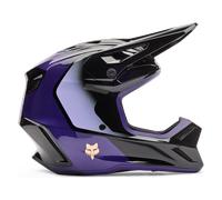 Casco Cross FOX V3 Drip Nero/ViolaS Nero,Viola
