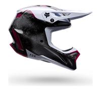 Casco Cross FOX V3 RS Tactile BiancoL Bianco