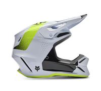 FOX V3 Tine Casco da motocross, bianco, taglia L per maschi