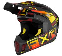 FXR Clutch CX Pro MIPS Casco Motocross, grigio-giallo, taglia XS